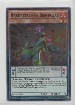 Raremetalfoes Bismugear 1st Ed. YuGiOh Pendulum Evolution #PEVO-EN052 - Image 1