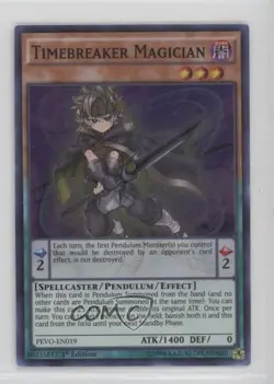 Timebreaker Magician 1st Ed. YuGiOh Pendulum Evolution #PEVO-EN019 - Image 1
