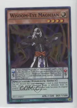 Wisdom-Eye Magician 1st Ed. YuGiOh Pendulum Evolution #PEVO-EN017 - Image 1