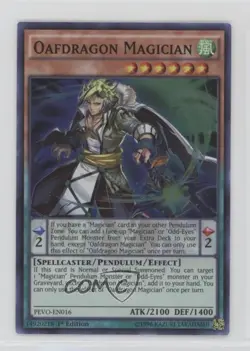 Oafdragon Magician (SR) 1st Ed. YuGiOh Pendulum Evolution #PEVO-EN016 - Image 1