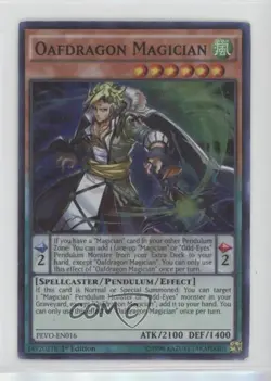 Oafdragon Magician (SR) 1st Ed. YuGiOh Pendulum Evolution #PEVO-EN016 - Image 1
