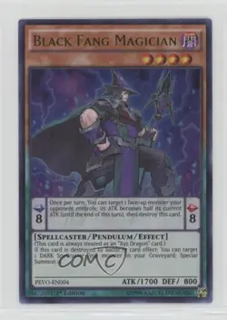 Black Fang Magician (UR) 1st Ed. YuGiOh Pendulum Evolution #PEVO-EN004 - Image 1