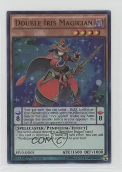 Double Iris Magician 1st Ed. YuGiOh Pendulum Evolution #PEVO-EN003 - Image 1