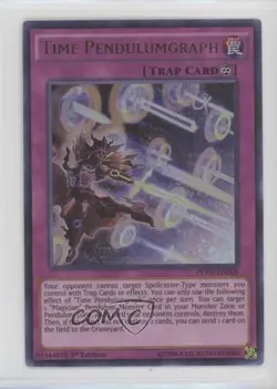 Time Pendulumgraph (UR) 1st Ed. YuGiOh Pendulum Evolution #PEVO-EN008 - Image 1