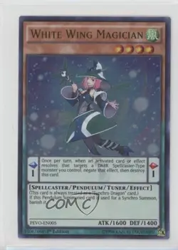 White Wing Magician 1st Ed. YuGiOh Pendulum Evolution #PEVO-EN005 - Image 1