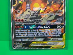 Pokemon TCG JUMBO Tag Team Card Reshiram & Charizard GX SM201 Promo - Image 3