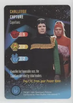 1996 Star Trek - The Card Game Challenge Capellans - Image 1
