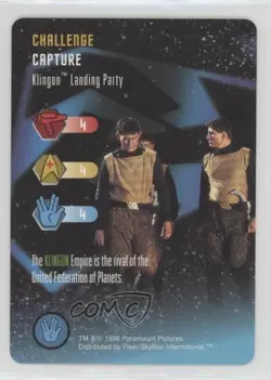 1996 Star Trek - The Card Game Challenge Klingon Landing Party - Image 1