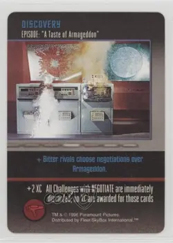 1996 Star Trek - The Card Game Discovery Episode: A Taste of Armageddon - Image 1