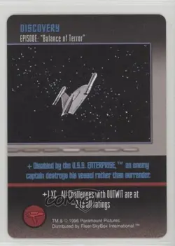1996 Star Trek - The Card Game Discovery Episode: Balance of Terror - Image 1
