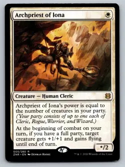 Archpriest of Iona NM Battle for Baldur's Gate MTG Magic The Gathering - Image 1