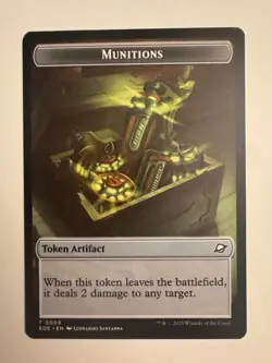 Mtg. Munitions / Robot Double-Sided Token. Edge Of Eternities. Nm - Image 1