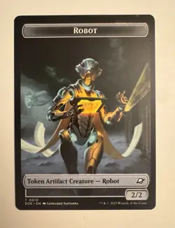 Mtg. Munitions / Robot Double-Sided Token. Edge Of Eternities. Nm - Image 2