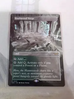 MTG - Hushwood Verge - Borderless Non-foil - Duskmourn: House of Horror - Image 2