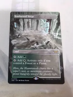 MTG - Hushwood Verge - Borderless Non-foil - Duskmourn: House of Horror - Image 3
