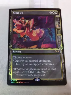 MTG - Split Up - Showcase Foil - Duskmourn: House of Horror - Image 1
