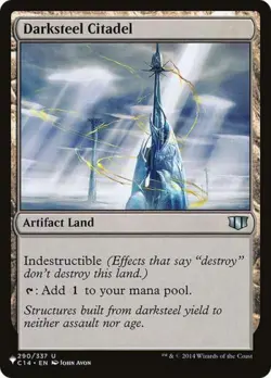 Darksteel Citadel (C14) - Light Play MTG The List - Image 1