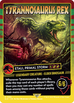 MTG Secret Lair Jurassic World Life Breaks Free Non-Foil Edition - Image 2