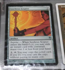 MTG Isochron Scepter Mirrodin (MRD) Uncommon Card NM-LP Condition - Image 1