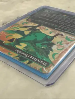 MTG Traveling Chocobo (Borderless) (Neon Ink Green) Final Fantasy Foil FIN 0551d - Image 4