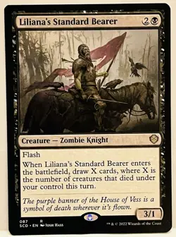 Liliana's Standard Bearer -#87-MTG- Starter Commander Decks-Regular-NM - Image 1