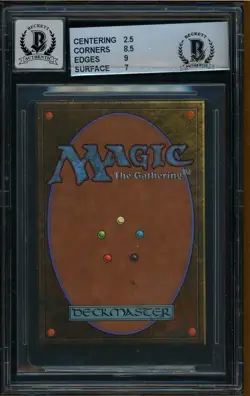 1994 MTG Fallen Empires MISCUT Elven Fortress Pete Venters Signed BGS 4 AUTO 10 - Image 2
