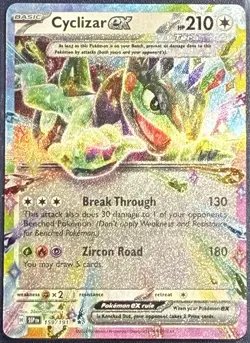 Pokemon Surging Sparks Cyclizar Ex 159/191 Double Rare - Image 1