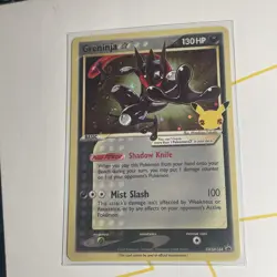 Pokemon TCG -Greninja Gold Star SWSH144 Black Star Promo Celebrations NM SWIRL💫 - Image 2