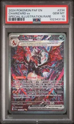 2024 POKEMON PAF EN-PALDEAN FATES #234 CHARIZARD ex SPECIAL ILLUSTRATION RARE - Image 1
