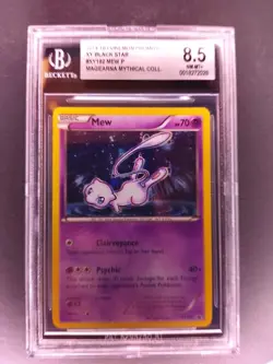 Mew XY192 X & Y Ultra Rare Black Star Promo Pokemon Card Bgs Graded (8.5) - Image 1