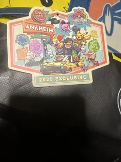 Pokemon World Championships 2025 Anaheim Pikachu Varsity Pennant Flag Banner - Image 2