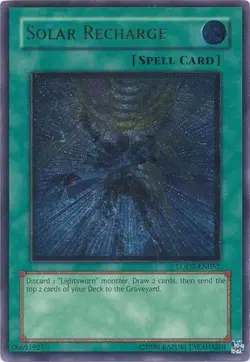 Yugioh! MP Solar Recharge - LODT-EN052 - Ultimate Rare - Unlimited Edition Moder - Image 1