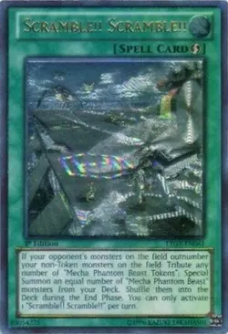 Yugioh! MP Scramble!! Scramble!! - LTGY-EN061 - Ultimate Rare - 1st Edition Mode - Image 1