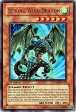 Yugioh! MP Strong Wind Dragon - RGBT-EN003 - Ultra Rare - Unlimited Edition Mode - Image 1