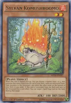 Yugioh! MP Sylvan Komushroomo - MP14-EN197 - Rare - 1st Edition Moderately Playe - Image 1