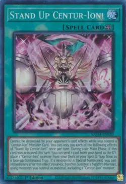 Yugioh! MP Stand Up Centur-Ion! - VASM-EN020 - Collector's Rare - 1st Edition Mo - Image 1