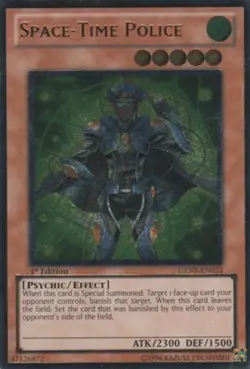 Yugioh! MP Space-Time Police - GENF-EN023 - Ultimate Rare - 1st Edition Moderate - Image 1