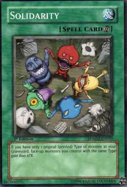 Yugioh! MP Solidarity - SDMM-EN030 - Common - 1st Edition Moderately Played, Eng - Image 1