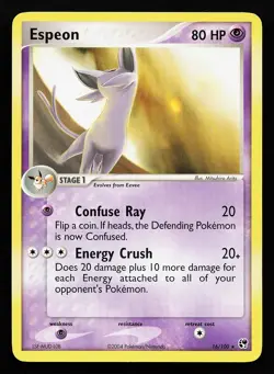 Espeon 16/100 Rare EX Battle Stadium Pokemon Card - Image 1