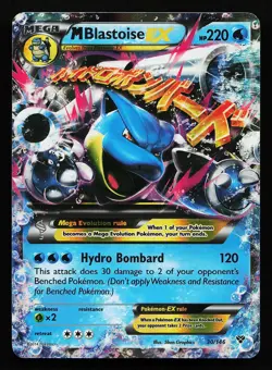 M Blastoise EX 30/146 Ultra Rare XY Base Set Pokemon Card - Image 1
