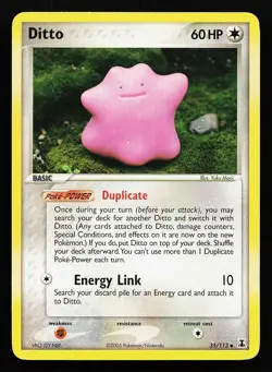 Ditto 35/113 Uncommon Delta Species Pokemon Card - Image 1