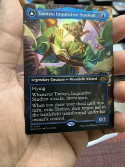 Tamiyo, Inquisitive Student - #469 Textured Foil - Borderless - MH3 - Mtg - Image 1