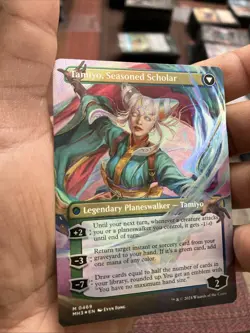 Tamiyo, Inquisitive Student - #469 Textured Foil - Borderless - MH3 - Mtg - Image 2