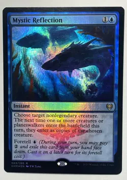 MTG Mystic Reflection - Foil, Kaldheim, Lightly Played, English - Image 1