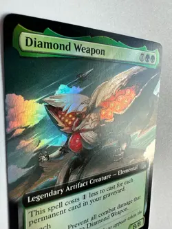 Diamond Weapon Extended Art Foil MTG Magic The Gathering Final Fantasy 0470 - Image 3