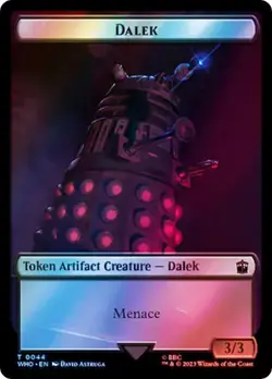 MTG Foil - Dalek // Alien Salamander Double-Sided Token (Surge Foil) - 44 // 48 - Image 1