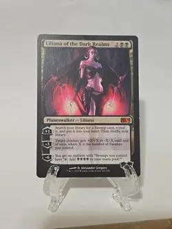 MTG English Liliana of the Dark Realms NM Normal Magic 2014 Core Set - Image 1