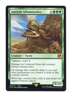 Ancient Adamantoise M 0172 Regular - Final Fantasy Magic the Gathering MTG - NM - Image 1