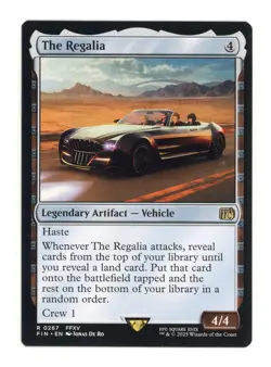 The Regalia R 0267 Regular - Final Fantasy Magic the Gathering MTG Card - NM ENG - Image 1