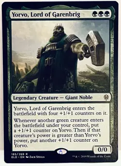 Yorvo, Lord of Garenbrig -#185-MTG-Throne of Eldraine-Regular-NM - Image 1